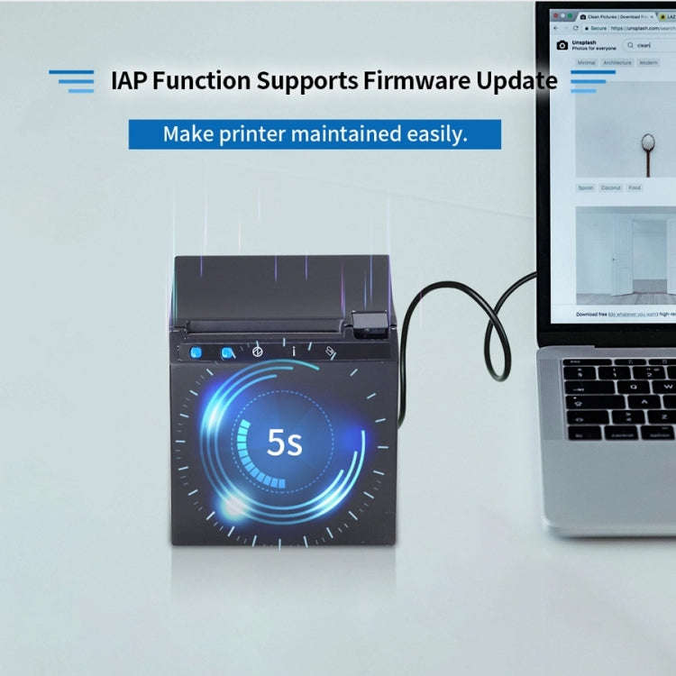 Xprinter XP-R330H 80mm Thermal Receipt Printer Sports Lottery Ticket Cashier Printer(US Plug)