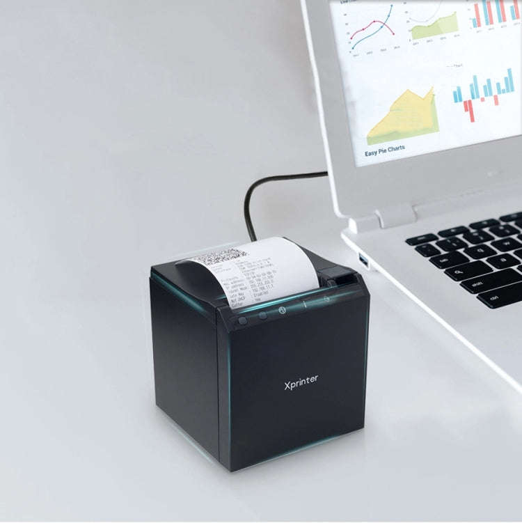 Xprinter XP-R330H 80mm Thermal Receipt Printer Sports Lottery Ticket Cashier Printer(US Plug)