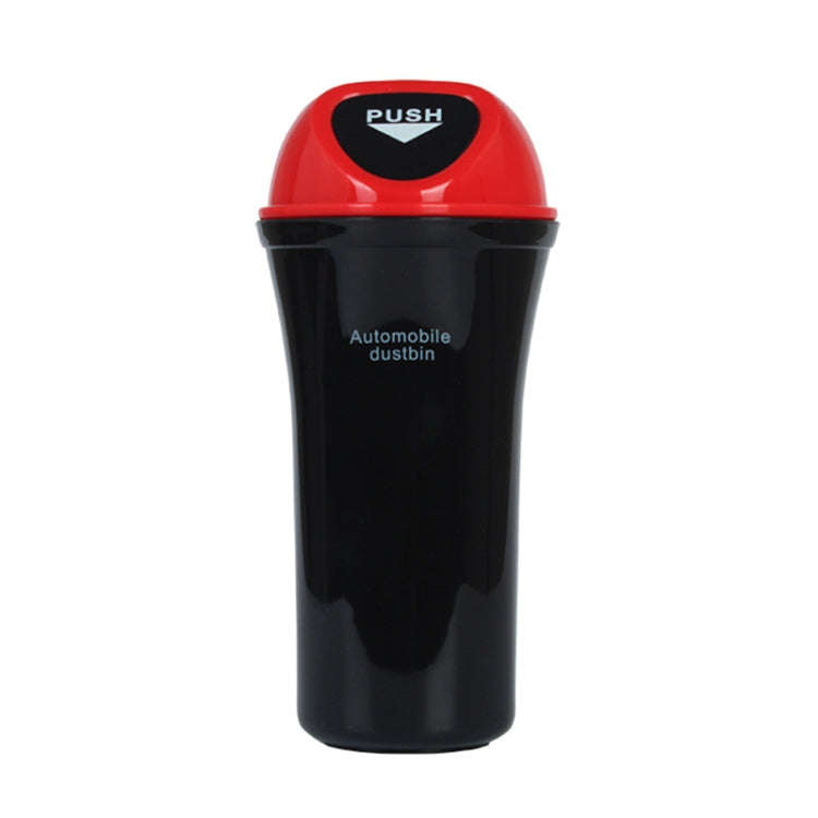 Car Mini Trash Can Multifunctional Interior Storage Box(Red)