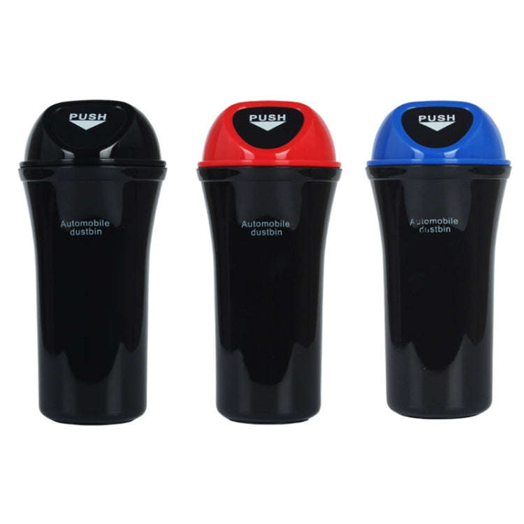 Car Mini Trash Can Multifunctional Interior Storage Box(Red)