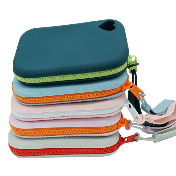 Silicone Storage Bag Portable Key Card Package Waterproof Dustproof Data Earphone Mini Bag(Light ...