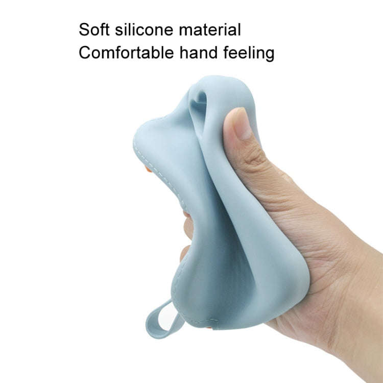 Silicone Storage Bag Portable Key Card Package Waterproof Dustproof Data Earphone Mini Bag(Light ...