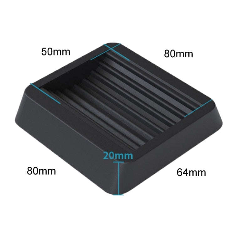 Computer Pulley Swivel Chair Fixed Anti-slip Foot Pad Holder, Style: 042