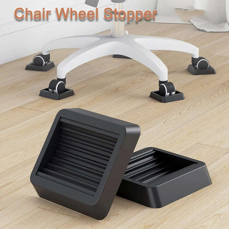 Computer Pulley Swivel Chair Fixed Anti-slip Foot Pad Holder, Style: 071
