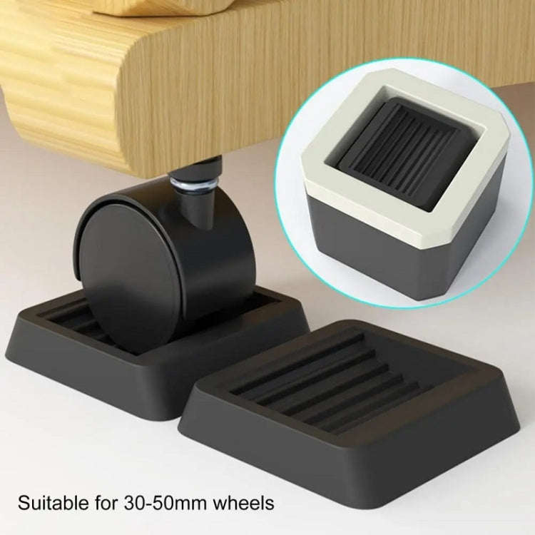 Computer Pulley Swivel Chair Fixed Anti-slip Foot Pad Holder, Style: 071