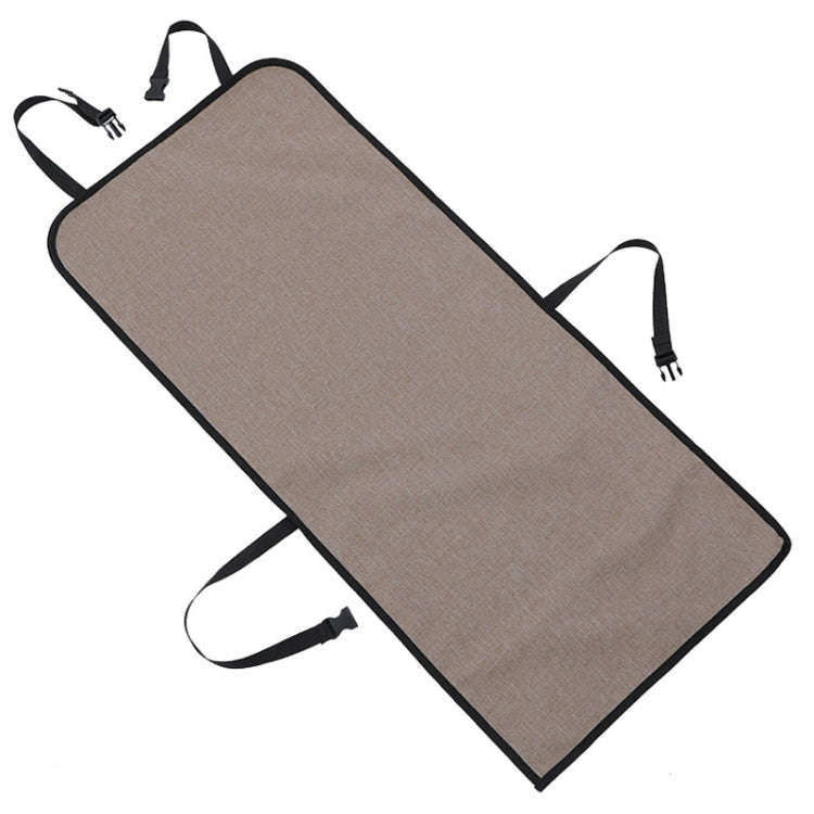 Pet Car Mats Waterproof Anti-Scratch Anti-Bite Dirt Resistant Car Pad(Brown)