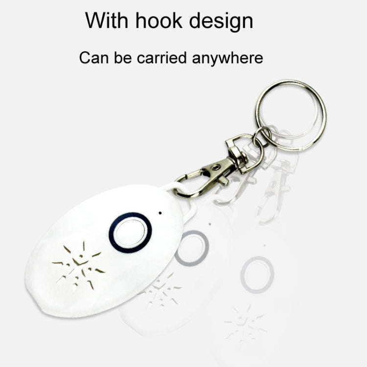 Mini USB Rechargeable Fly Repeller Outdoor Portable Mobile Mosquito Repellent Device(White)