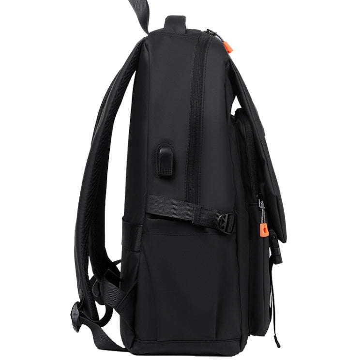 WEIXIER B682 Large Capacity Double Shoulder Backpack Casual Waterproof Travel Bag(Dark Gray)
