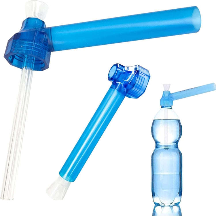 Detachable Portable Plastic Water Bucket Water Pipe Lid(Blue)