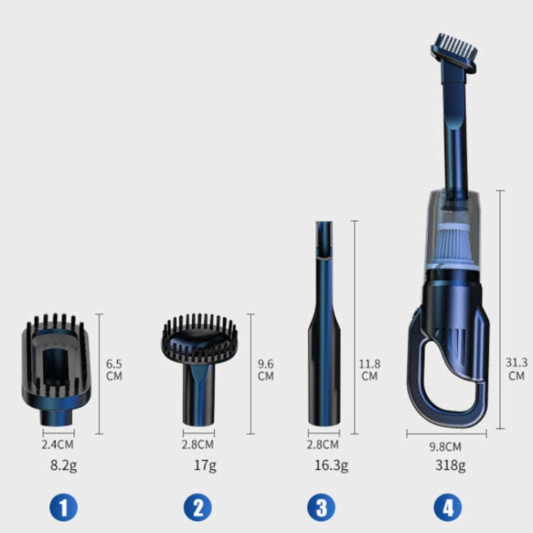 Mini Handheld High-power Car Wireless Powerful Vacuum Cleaner(F6050)