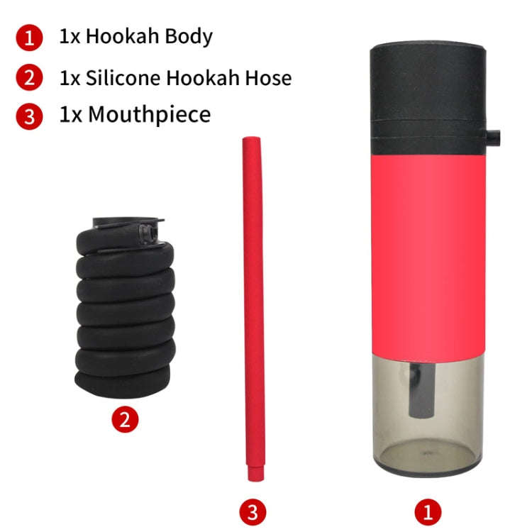 Removable And Washable Portable Hookahs Household And Car Water Pipe Cup(Blue)