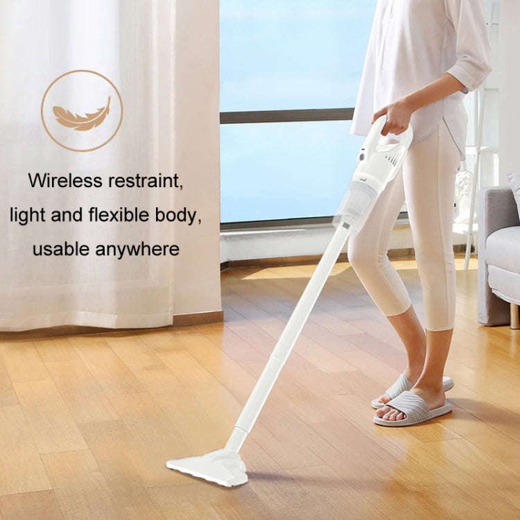 3 In 1 Home Car Handheld Wireless High-Power Vacuum Cleaner(White)