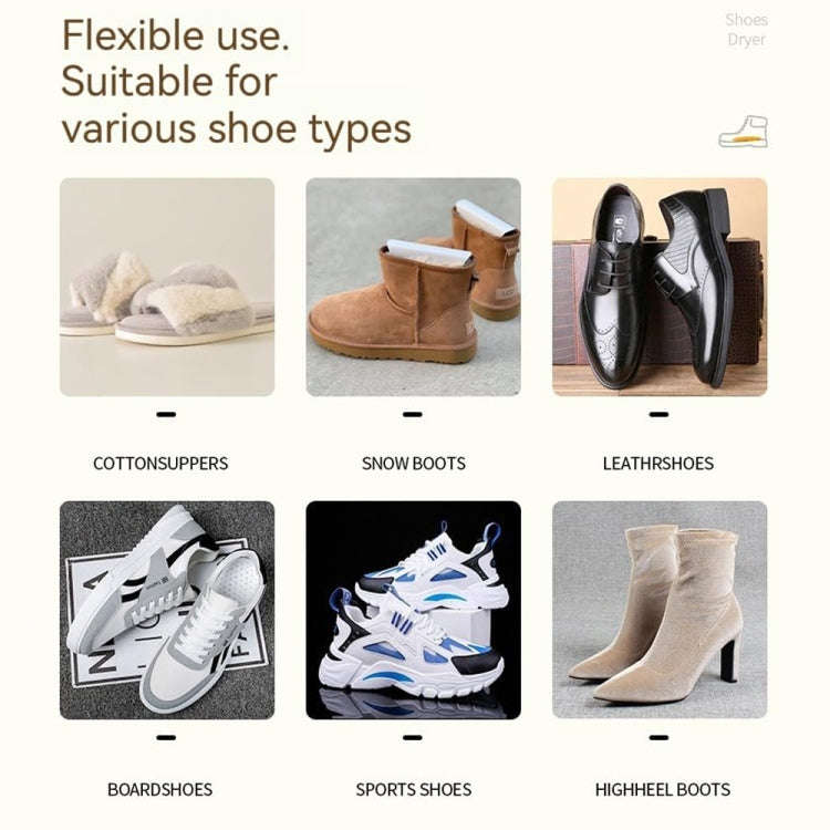 Electric Shoe Dryer with UV Sterilization Powered By 5V USB(White)
