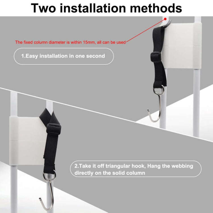 A62 Automobile Stroller Storage Hooks Car Multifunctional Seat Rear Hangers(Black)