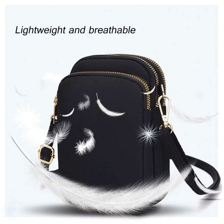 Crossbody Mobile Phone Bag Mini Vertical Coin Purse For Women Back Headphone Hole Design(Pink)