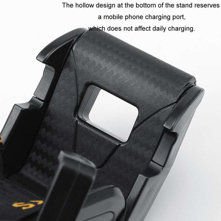 Car Gravity Air Outlet Navigation Mobile Phone Holder(Yellow Ribbon)