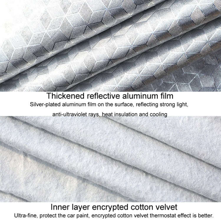 Battery Car Front Basket Rain Cover Bicycle Basket Waterproof Bag Universal, Size: Large(Silver)
