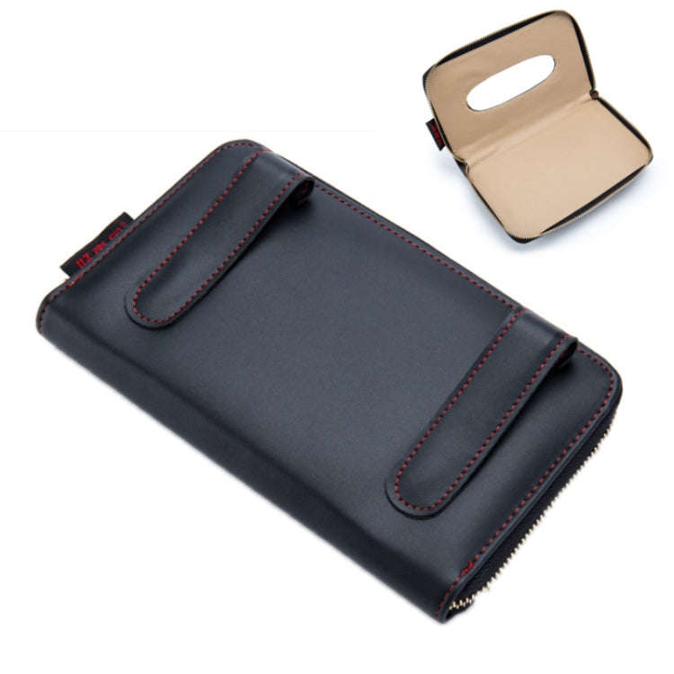 Car Sun Visor Skylight Hanging Tissue Box(H051 Brown)