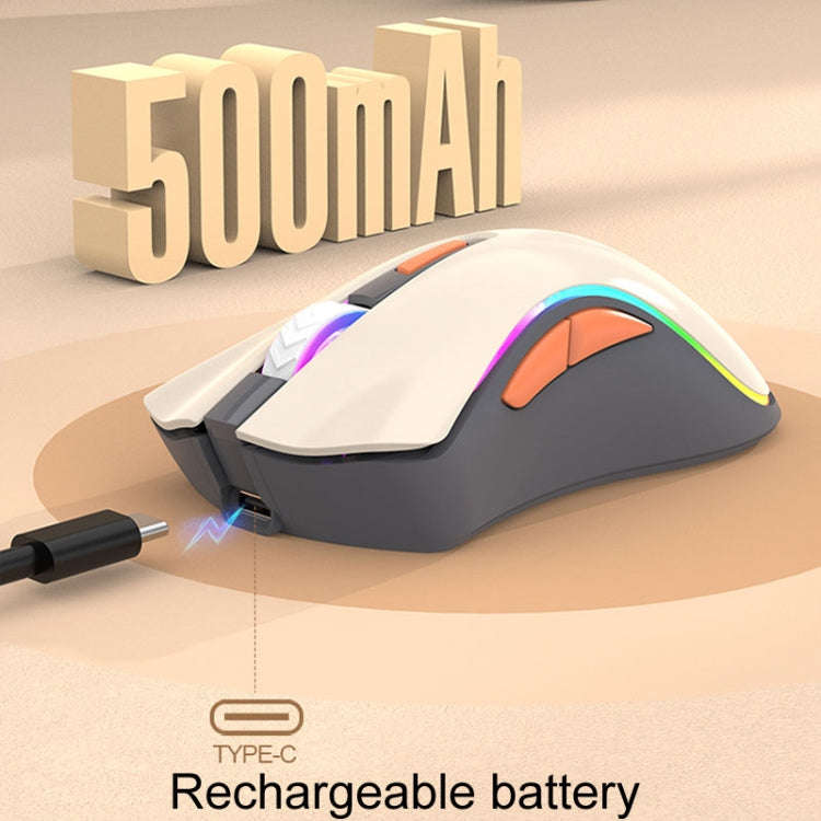 XUNSVFOX XYH52 Wireless Dual Mode Mouse Rechargeable And Silent Office Gaming Mouse(Shimmer)