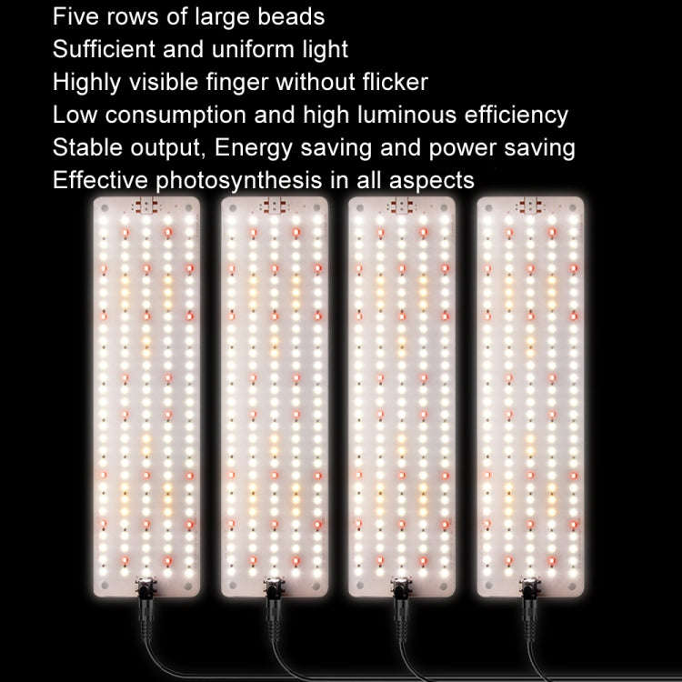 3 Heads 12V Sun Cold Light Panel Plant Grow Lamp Seedling Fill Lights(AU Plug)