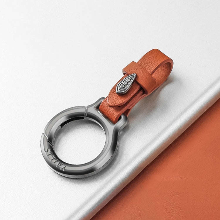 YAILIS Zinc Alloy Car Keychain Multi-functional Belt Hook Key Holder For Men & Women(Quartz Brown)
