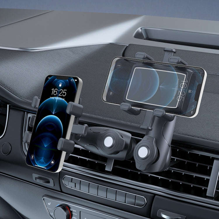 Car Multifunctional 360-degree Rotating Mobile Phone Holder(Air Outlet Model)