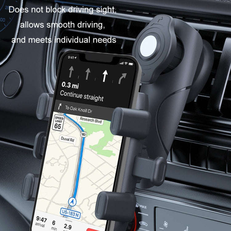 Car Multifunctional 360-degree Rotating Mobile Phone Holder(Air Outlet Model)