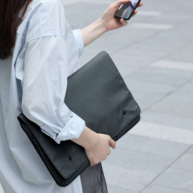 Multi-layer Waterproof and Shock-absorbing Laptop Sleeve Laptop Storage Bag, Size: 13 inch(Black)