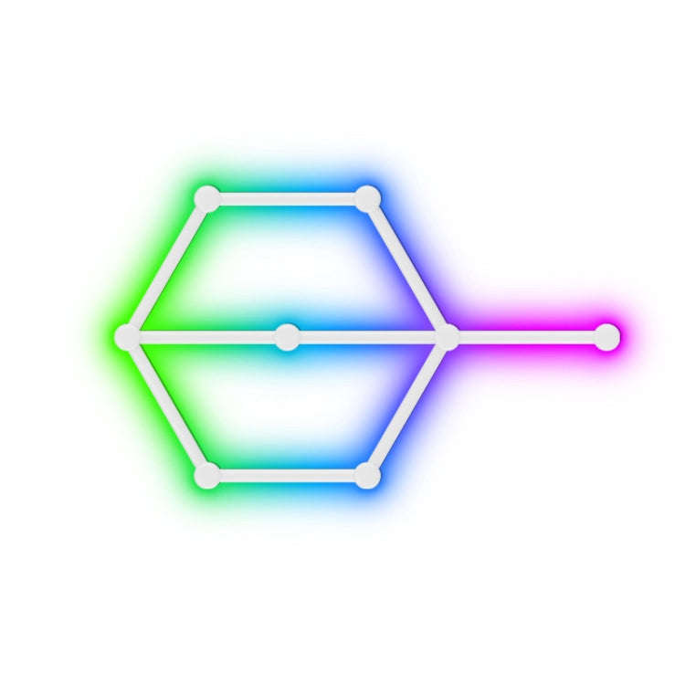 JSK-P26 Smart WiFi Bluetooth Version RGB Direct Illumination Phantom Splicing Light, Support Amaz...
