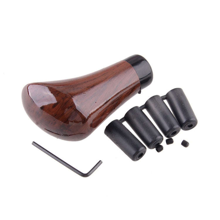 Walnut Car Shift Lever Handle Gear Head(Wood Grain)