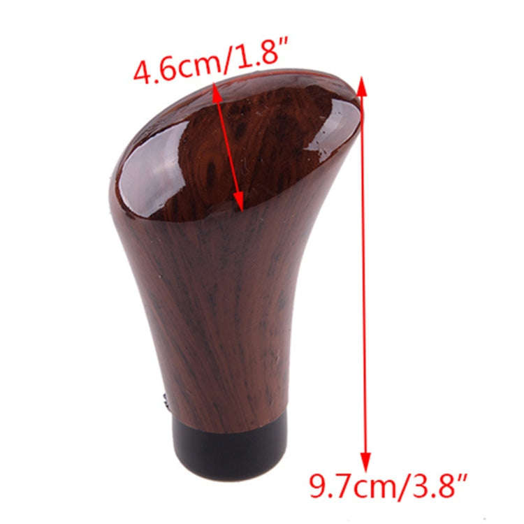 Walnut Car Shift Lever Handle Gear Head(Wood Grain)