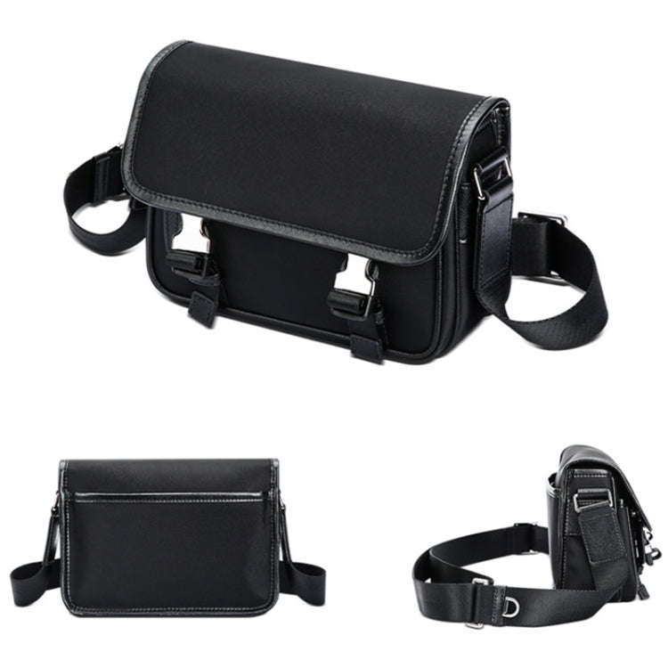 Bopai 11-69231 Multifunctional Leisure Commuting Waterproof Crossbody Shoulder Bag(Black)