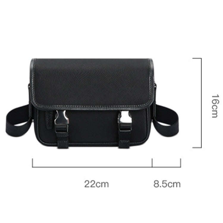 Bopai 11-69231 Multifunctional Leisure Commuting Waterproof Crossbody Shoulder Bag(Black)