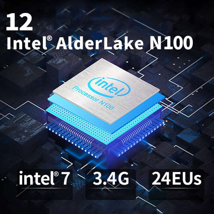 GK3Plus N100 16G+2TB UK Plug  12th Intel Alderlake Dual HDMI+VGA Triple Display 4K HD Pocket Mini PC