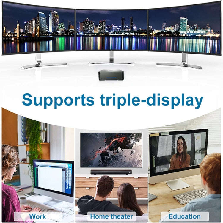 GK3Plus N100 16G+2TB US Plug 12th Intel Alderlake Dual HDMI+VGA Triple Display 4K HD Pocket Mini PC