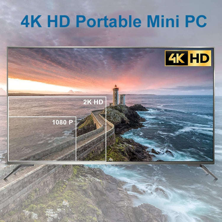 GK3Plus N100 16G+2TB US Plug 12th Intel Alderlake Dual HDMI+VGA Triple Display 4K HD Pocket Mini PC