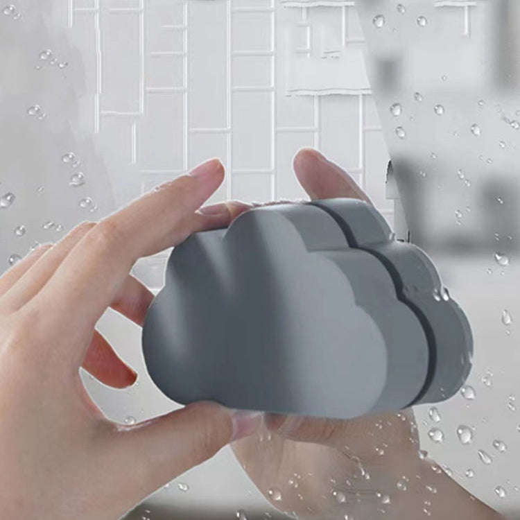 Clouds Type Absorbent Sponge Cleaner Bathroom Washbasin Limescale Preventive Cleaning Brush(Gray)