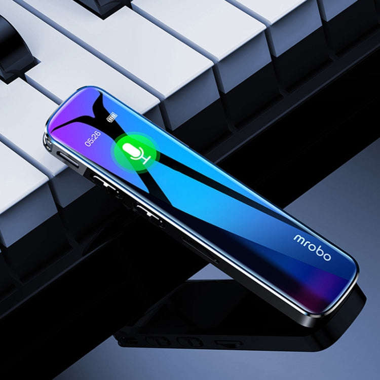 Mrobo RV-19 0.96-inch HD Screen 3D Noise Reduction Recording Pen Music Player, Capacity: 4GB(Black)