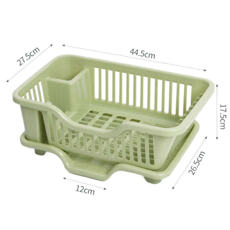 Dishes Storage Rack Kitchen Sink Drainage Shelf Small Cupboard Dish Box, Color: Extra Thick White