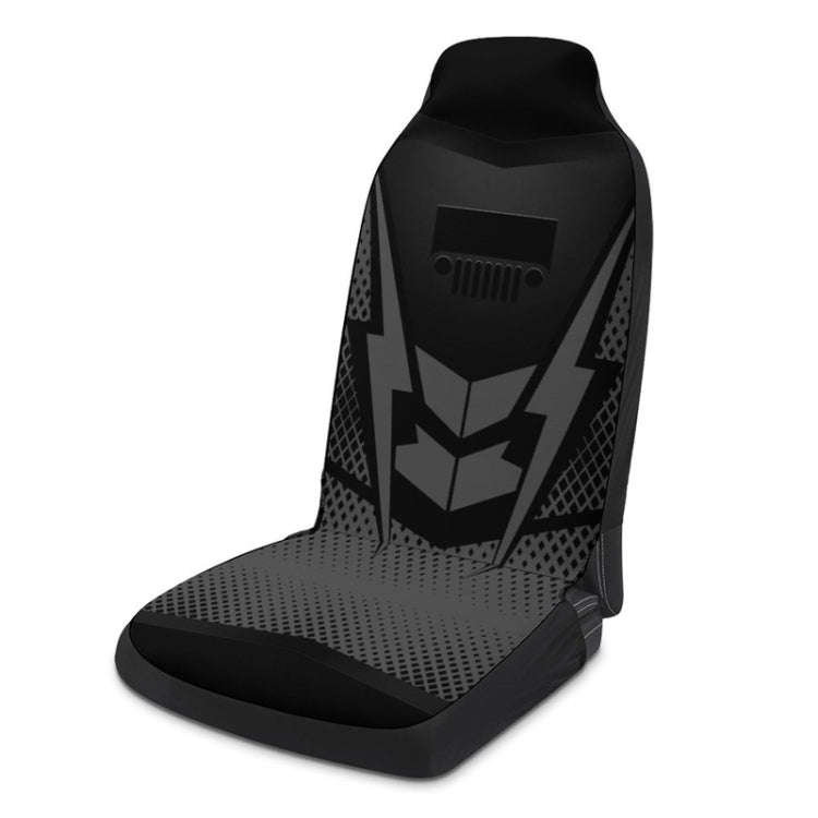 Car Universal Printed Seat Protector Automobile Decoration Supplies(Black)