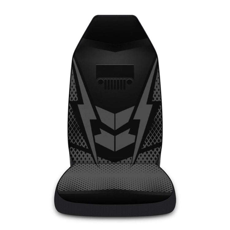 Car Universal Printed Seat Protector Automobile Decoration Supplies(Black)