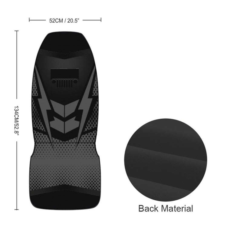 Car Universal Printed Seat Protector Automobile Decoration Supplies(Black)