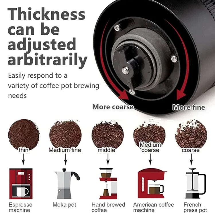 USB Automatic Wireless Electric Portable Coffee Grinder(Gray)