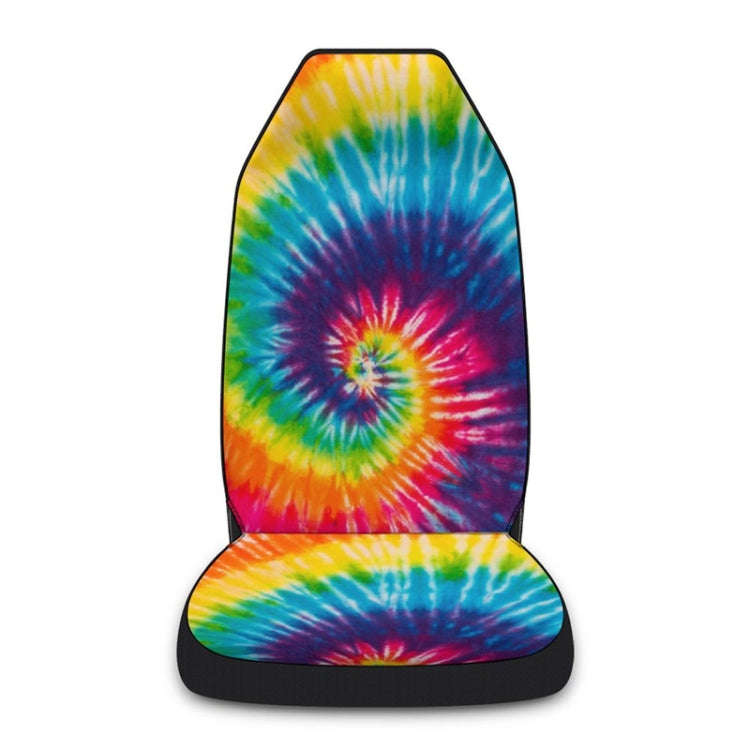 Car Universal Printed Seat Protector Automobile Decoration Supplies, Style: Coloful Swirls