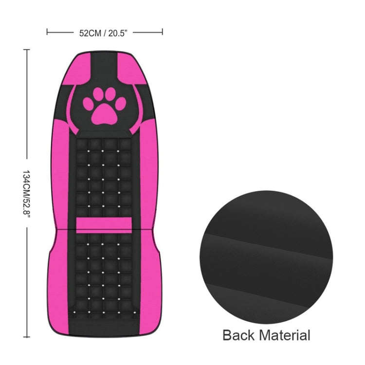 Car Universal Printed Seat Protector Automobile Decoration Supplies, Style: Pink Footprints