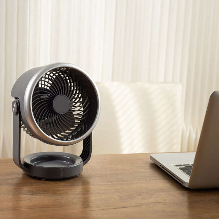 Air Circulating Fan USB Charging Desktop Quiet Fan(White)
