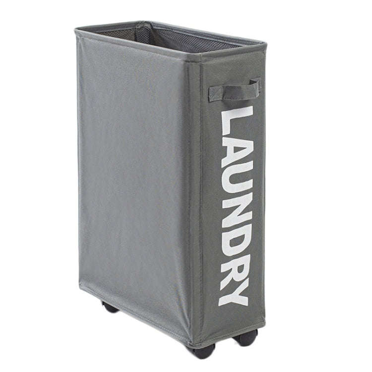 Yoga Mat Storage Basket Fabric Folding Laundry Basket With Pulleys Dirty Clothes Basket Oxford Cl...