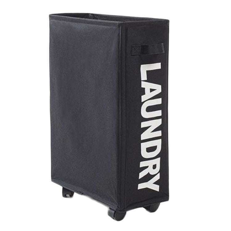 Yoga Mat Storage Basket Fabric Folding Laundry Basket With Pulleys Dirty Clothes Basket Oxford Cl...
