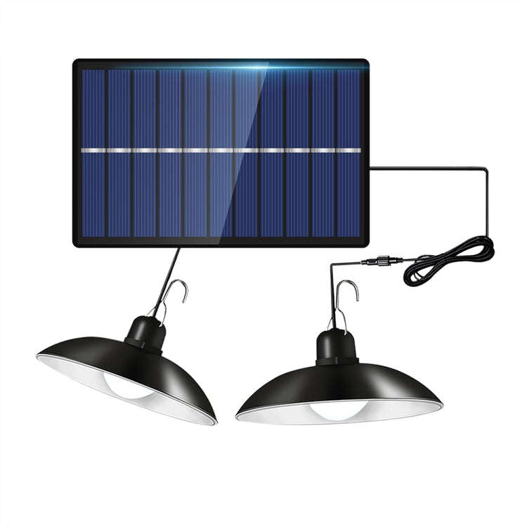 IP65 Waterproof Outdoor Solar LED Bulb Chandelier Indoor Lights, Spec: Double White Light no Remote