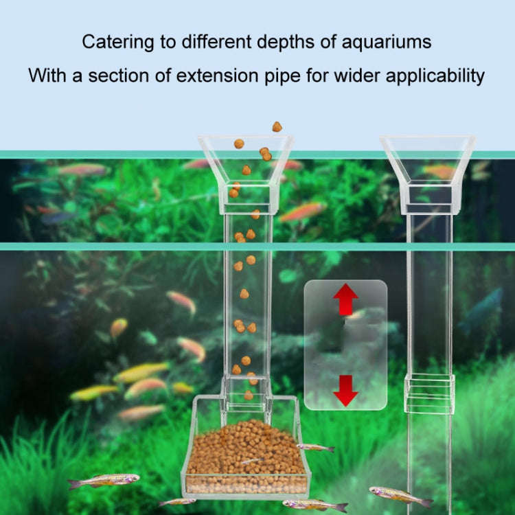 Fish Tank Feeder Fish And Shrimp Feeding Tube, Length: 38cm